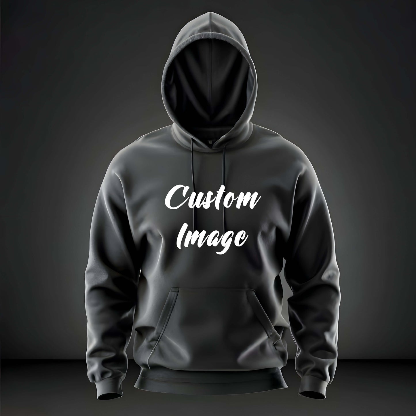 Custom made hoodie featuring a personalized design, ideal for DTF print transfers in Forney, Texas.